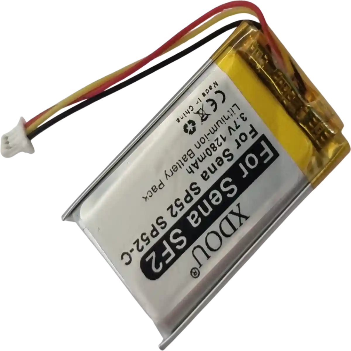 Batterie 3.7v Li-Po 1280mAh pour intercom Sena 3 fils SP52