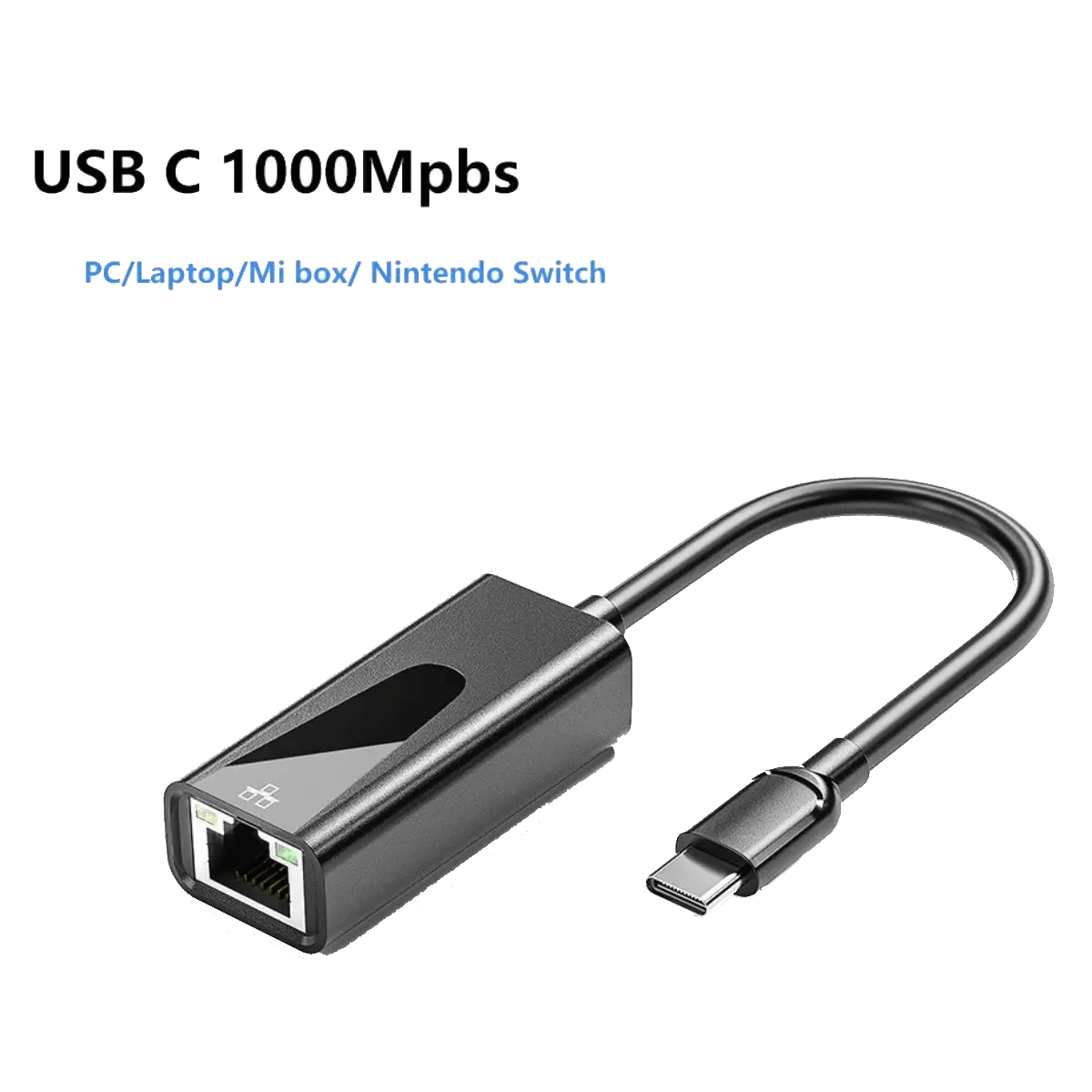 Adaptateur USB-C Ethernet 1000 à RJ45 LAN