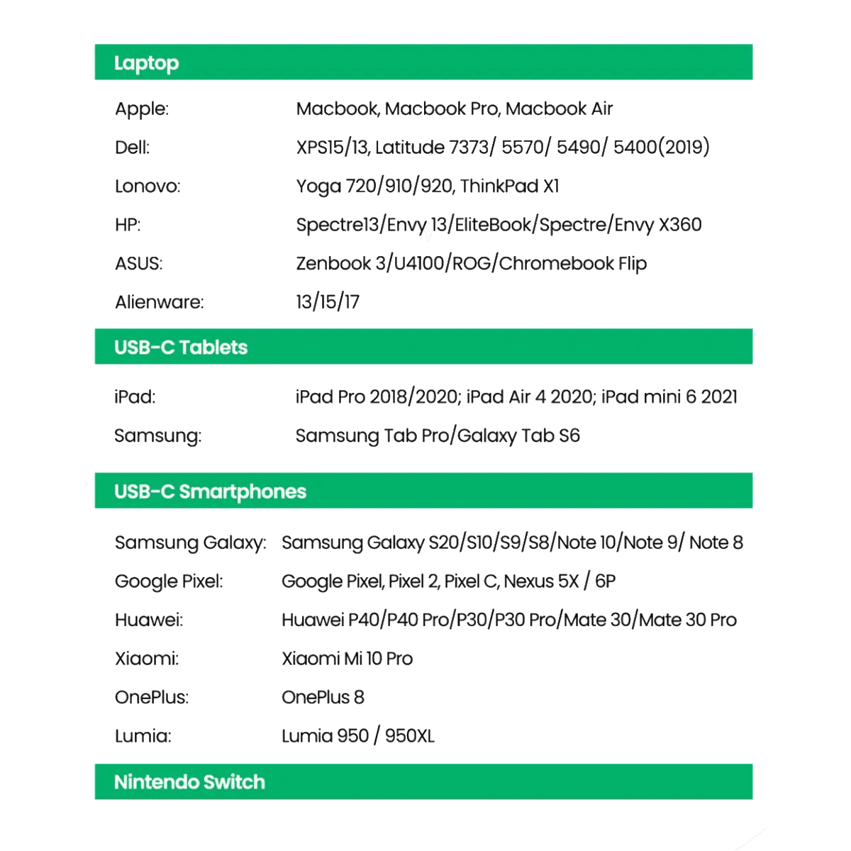 Adaptateur USB-C Ethernet 1000 à RJ45 LAN