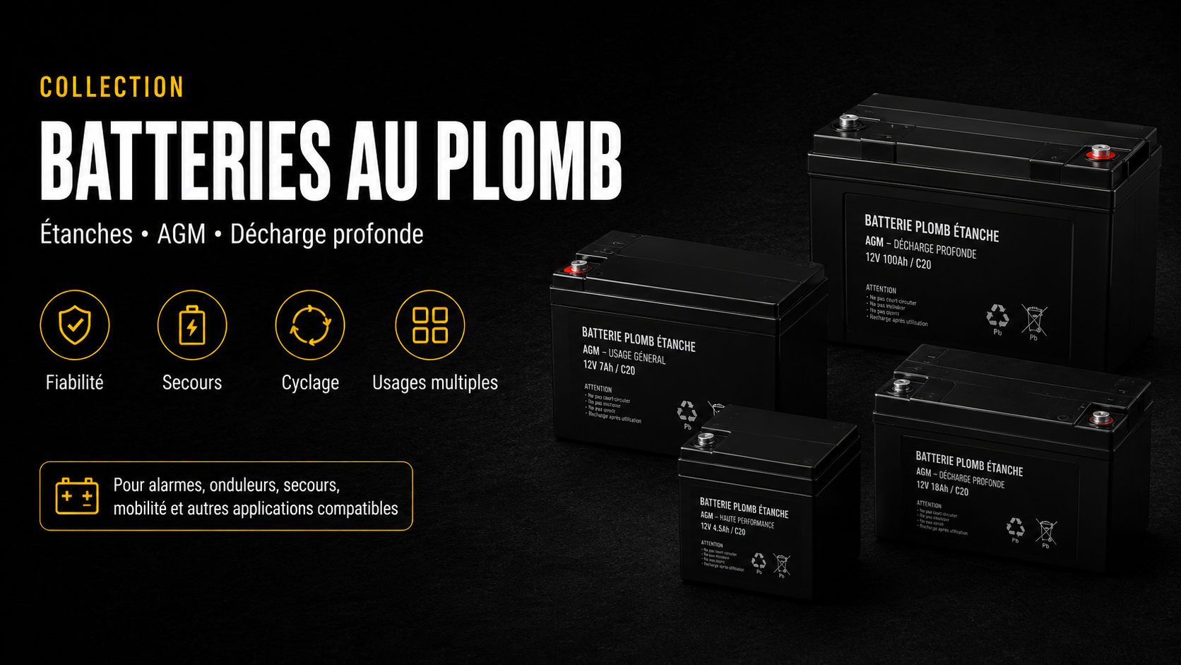 batteries au plomb