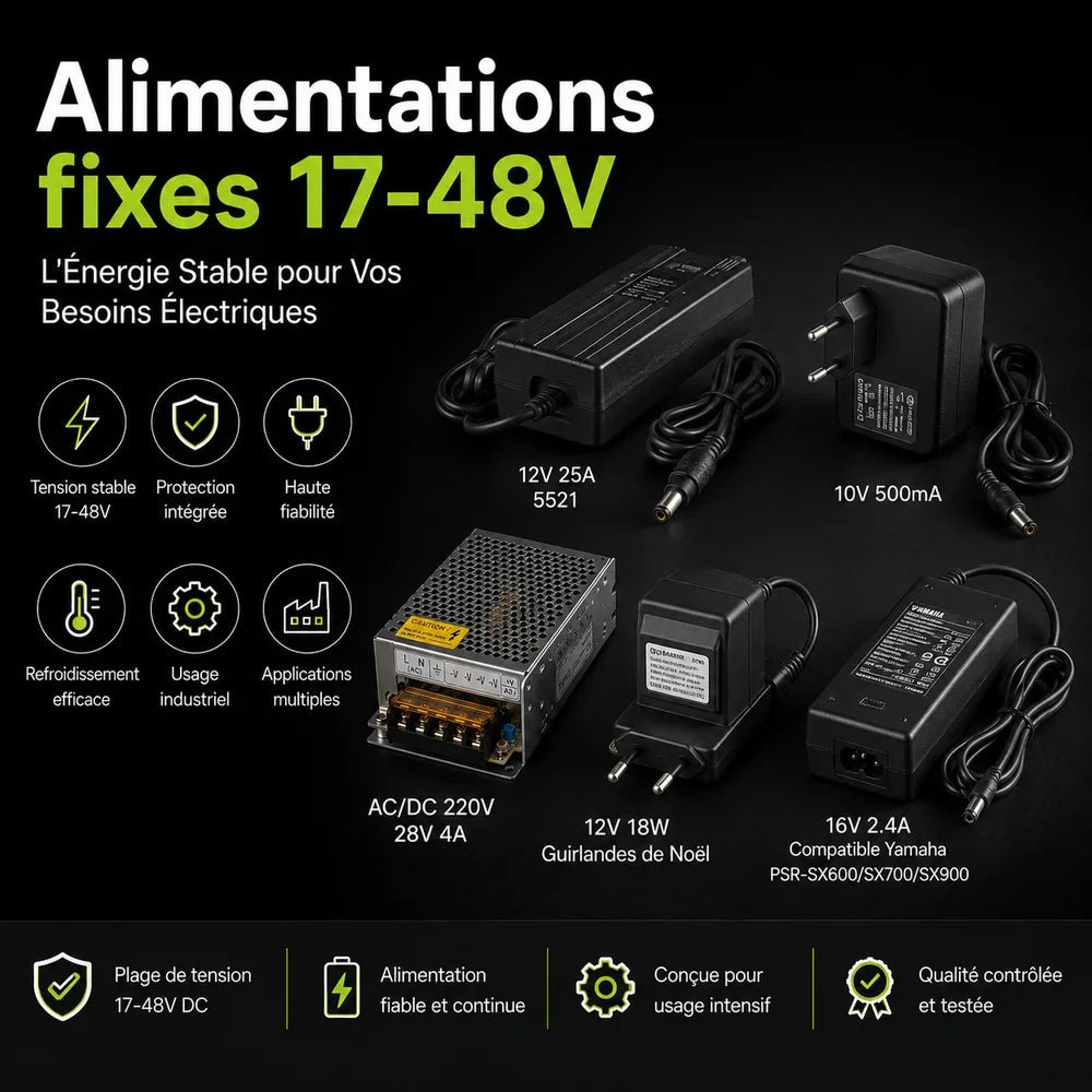 Fixed Power Supplies 17–48 V