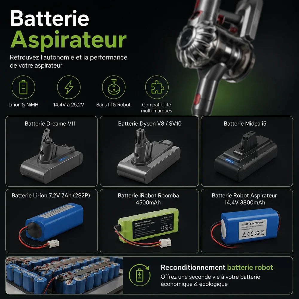 Vacuum Cleaner Battery