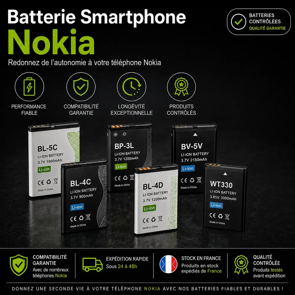 Batterie Smartphone Nokia