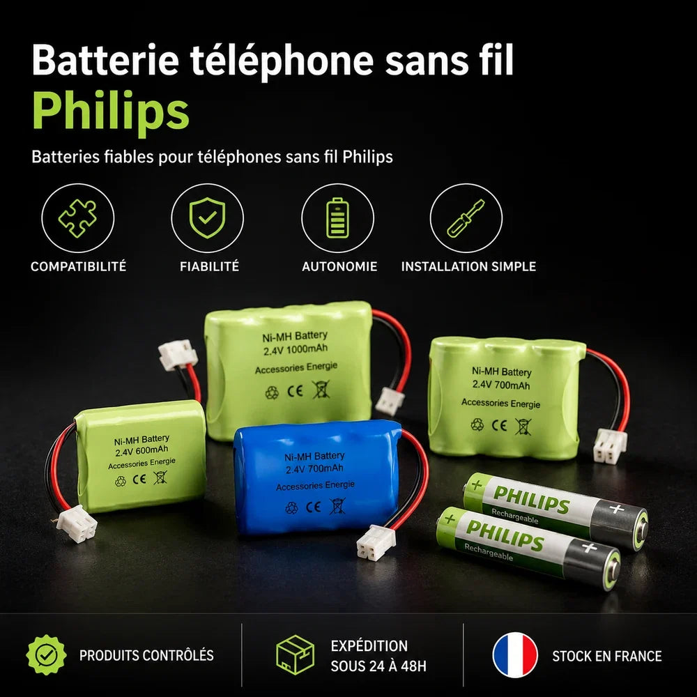 Batterie téléphone sans fil Philips