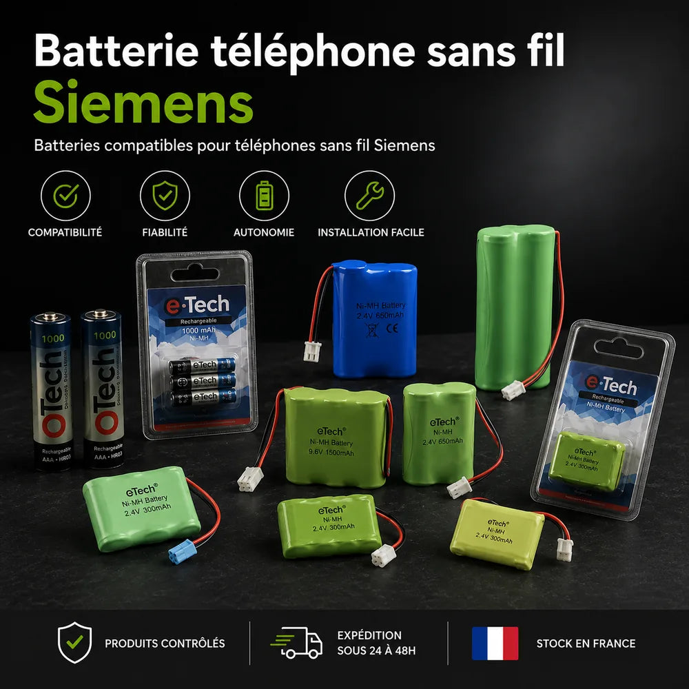Batterie téléphone sans fil Siemens