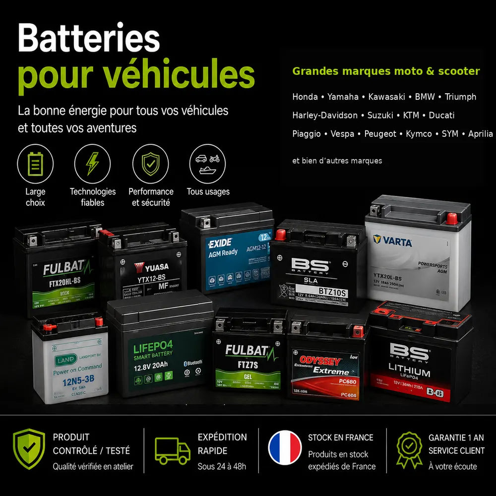 Batteries pour véhicules