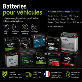 Batteries pour véhicules