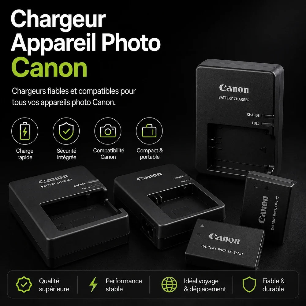 Chargeur Appareil Photo Canon