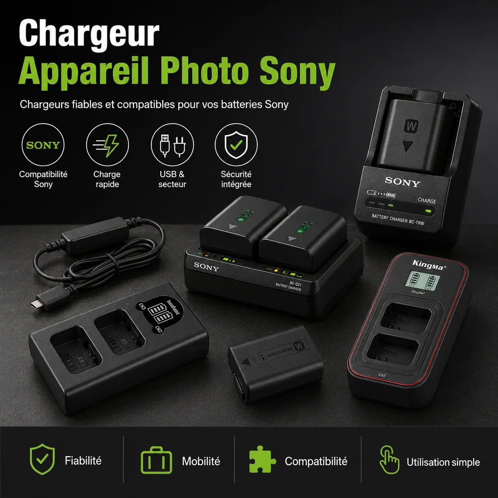 Chargeur Appareil Photo Sony