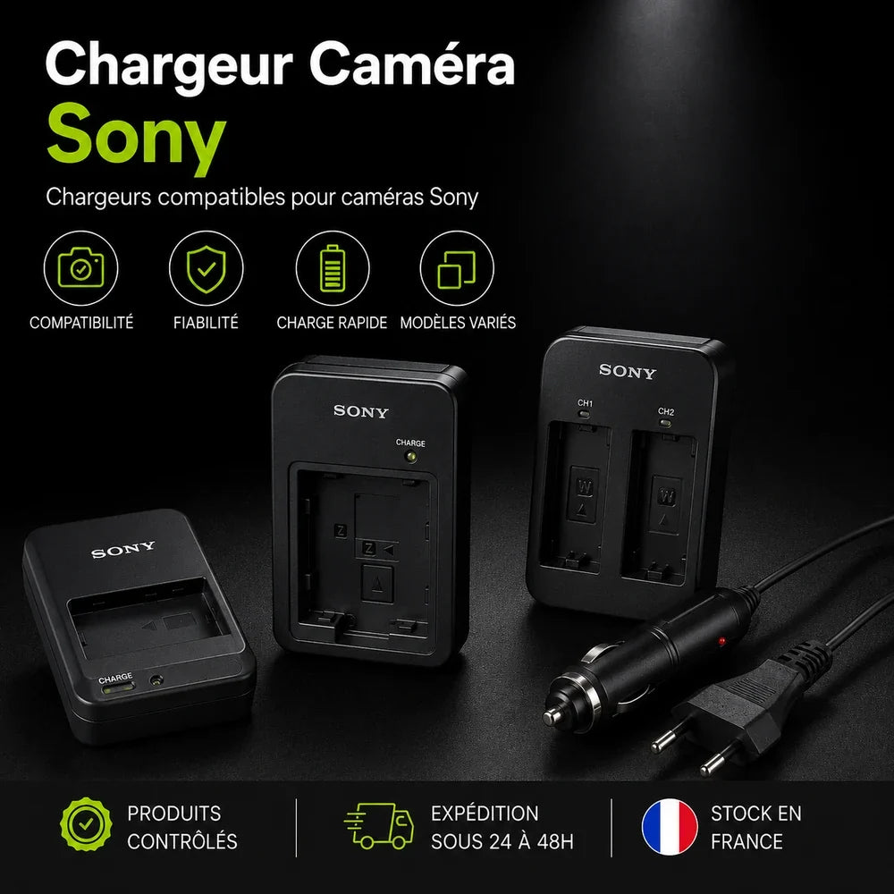 Chargeur caméra Sony