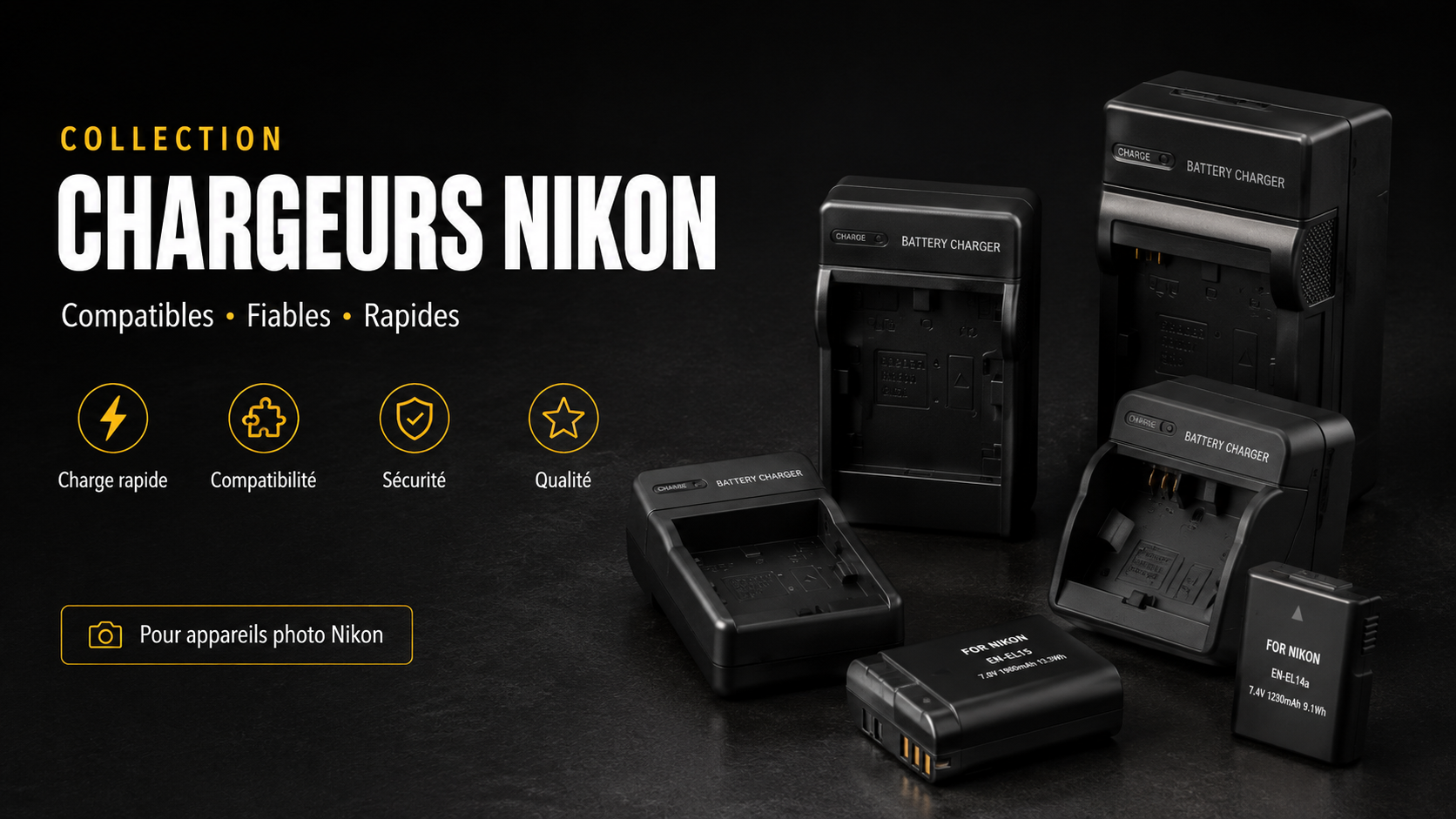 chargeurs photo nikon