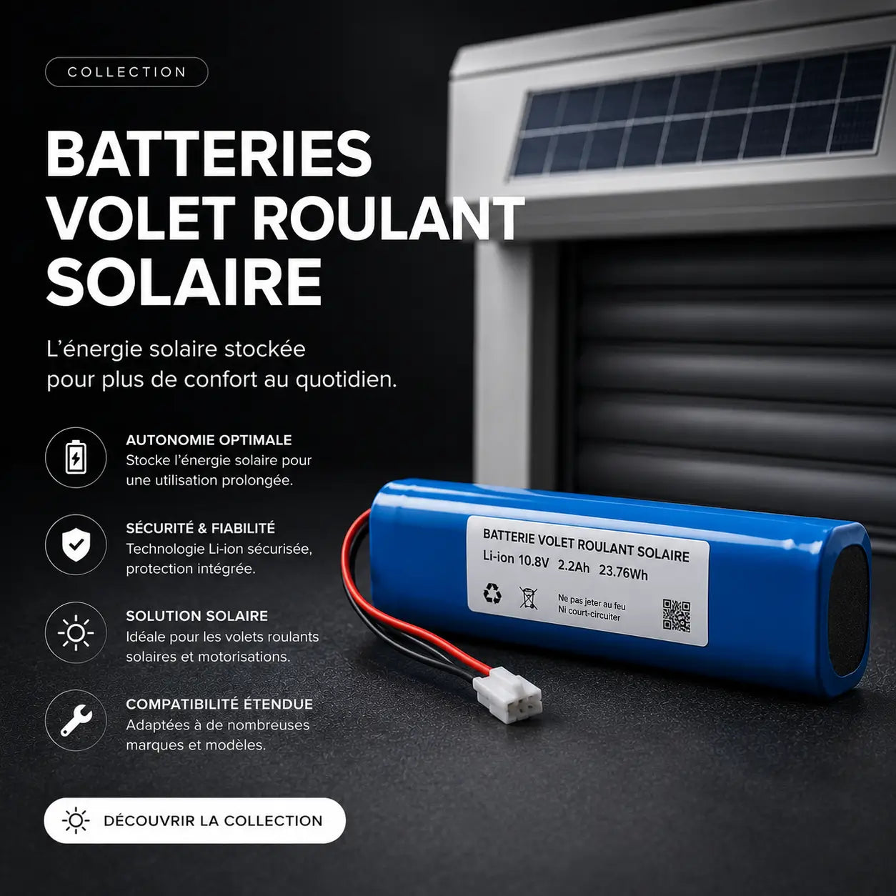 Batterien für Rollläden