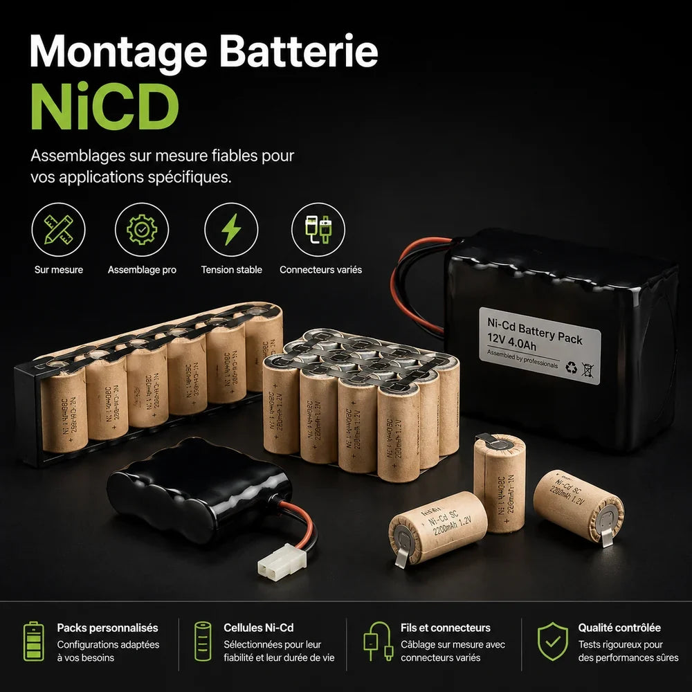 NiCD Battery Assembly