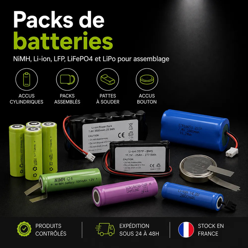 Packs de batteries