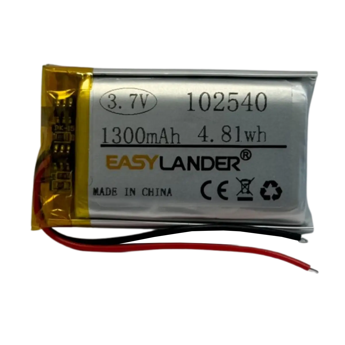 Batterie 102540 - LiPo 3.7V 1300mAh