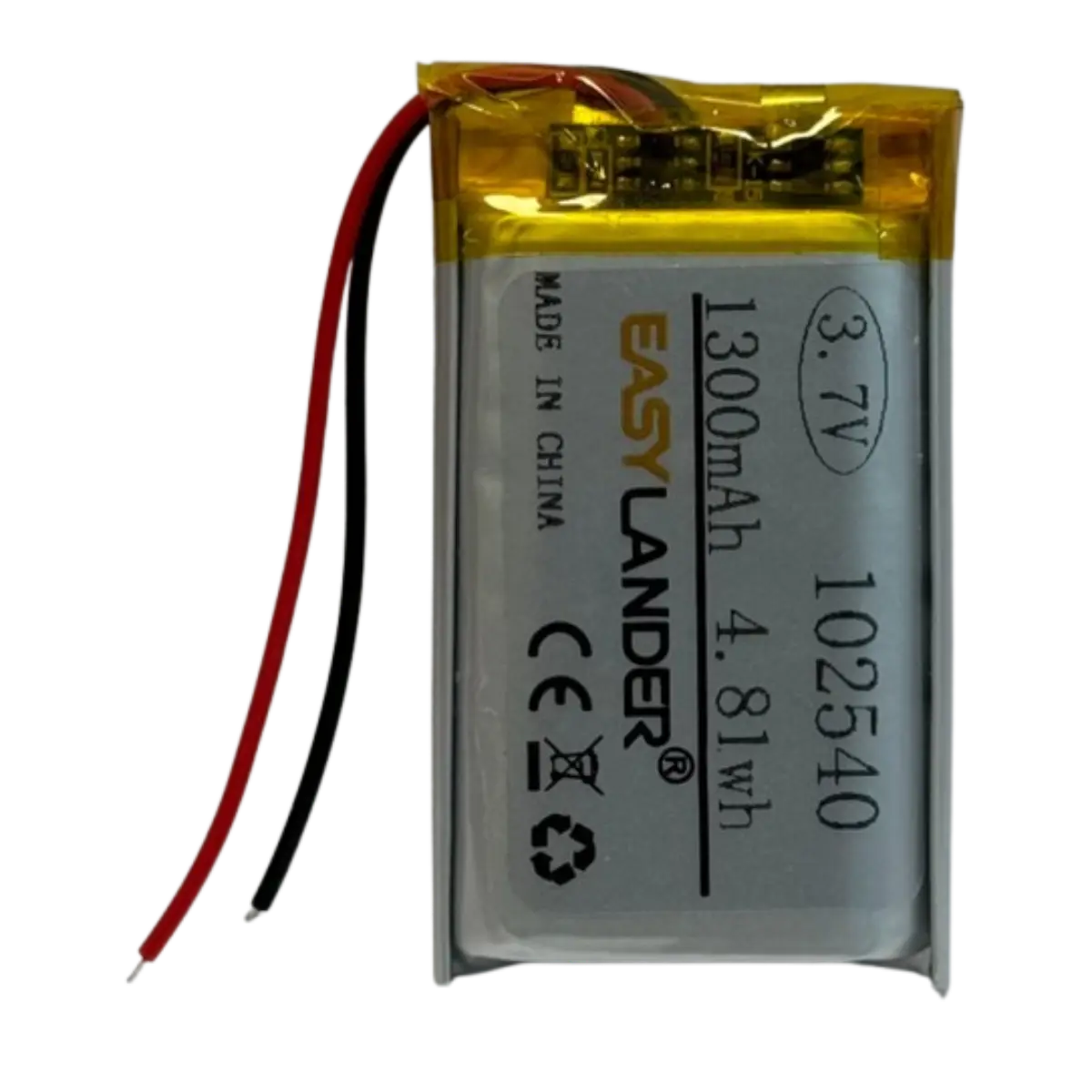 Batterie 102540 - LiPo 3.7V 1300mAh