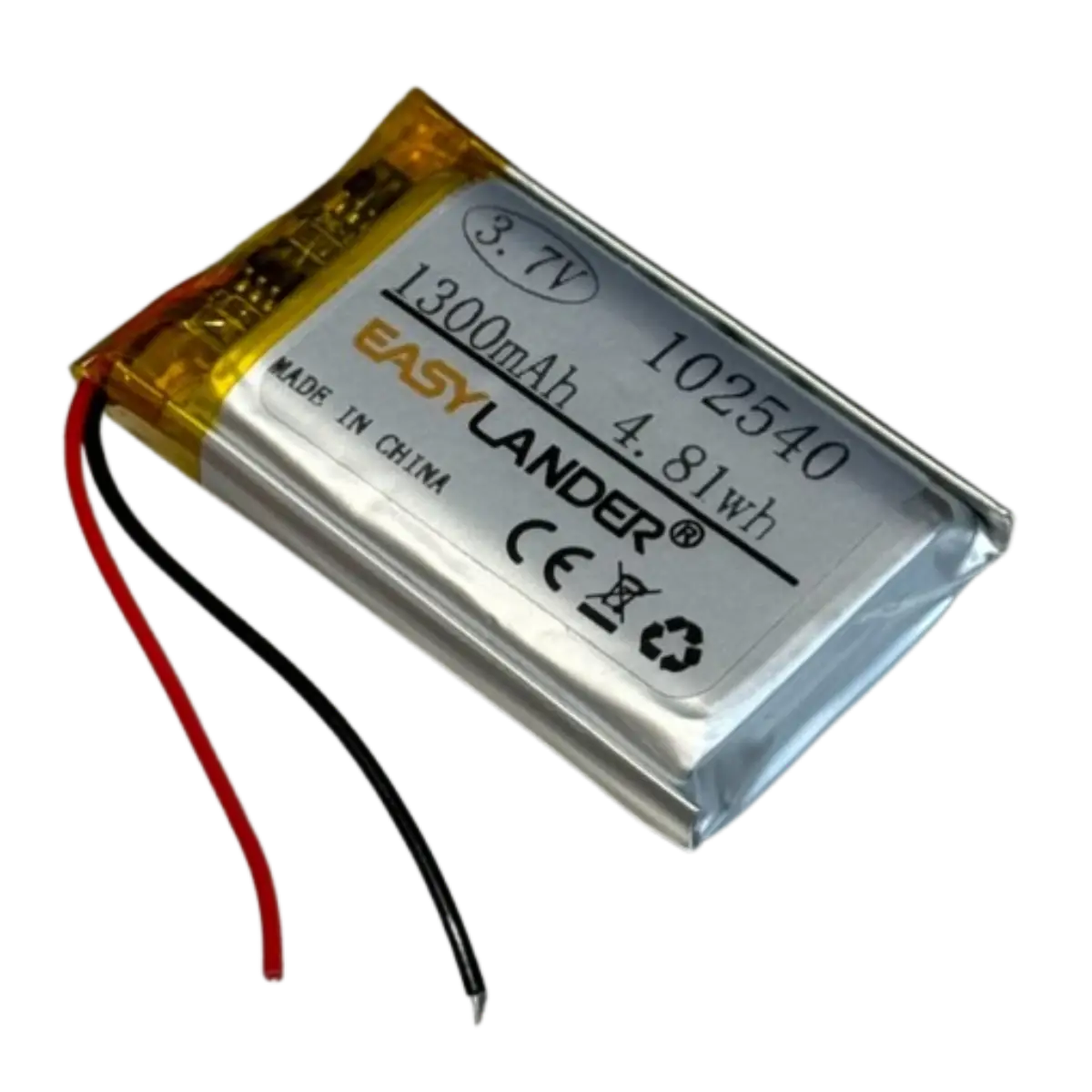 Batterie 102540 - LiPo 3.7V 1300mAh