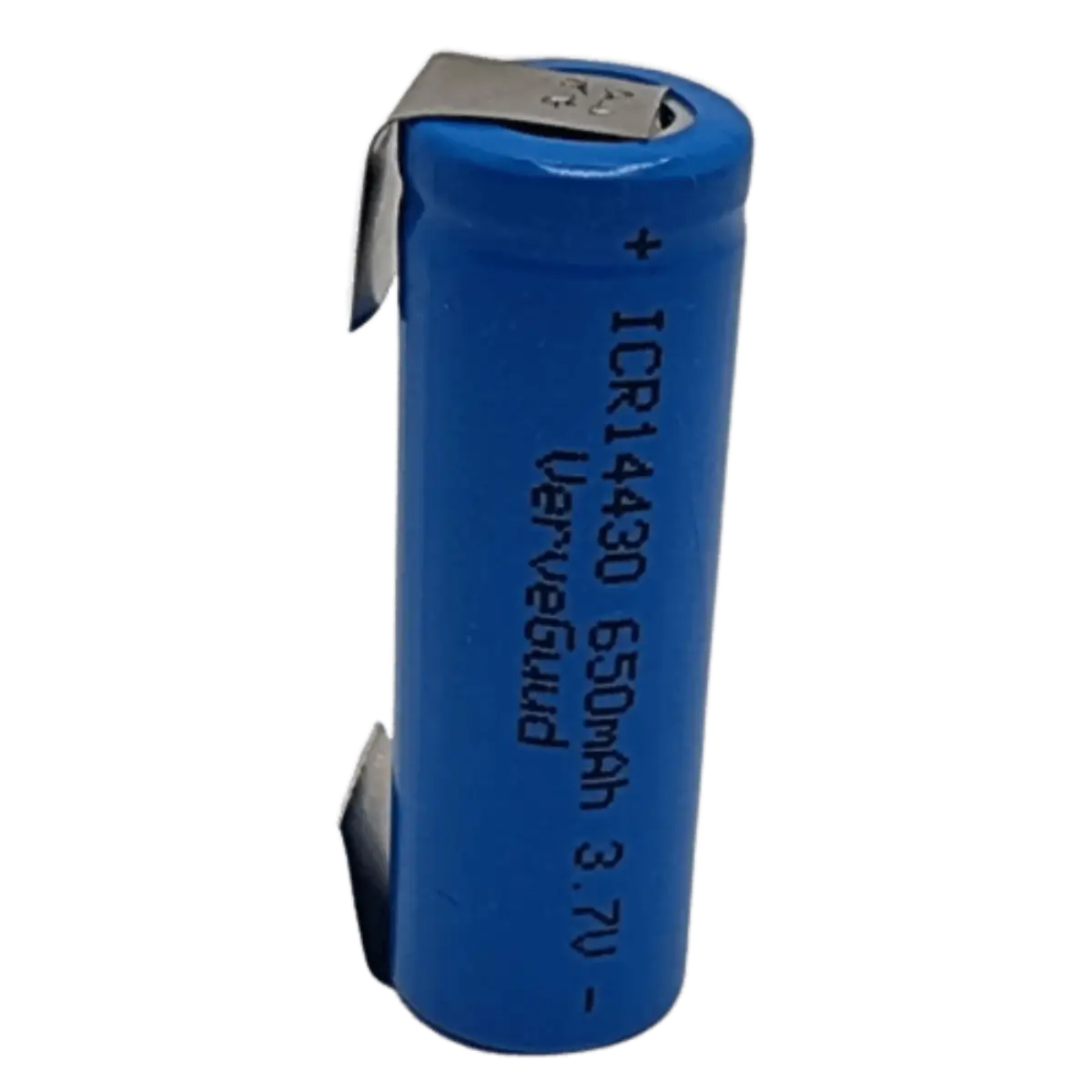 Batterie Li-ion 14430 3.7v 650mAh Languette à Souder