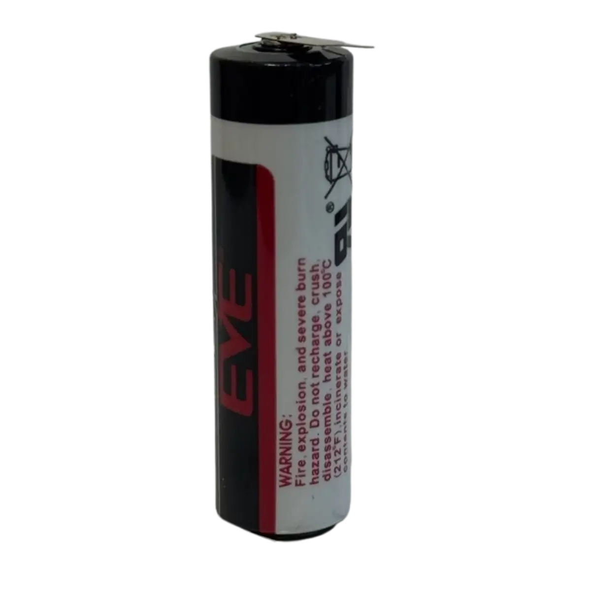 Pile Lithium AA 14500 languettes 3 contacts