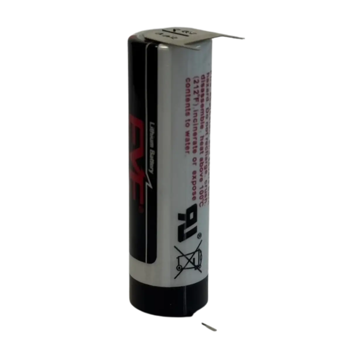 Pile Lithium AA 14500 languettes 3 contacts