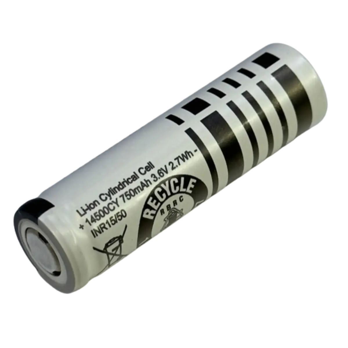 AA 3.7v Rechargeable 14500 Lithium Ion battery.