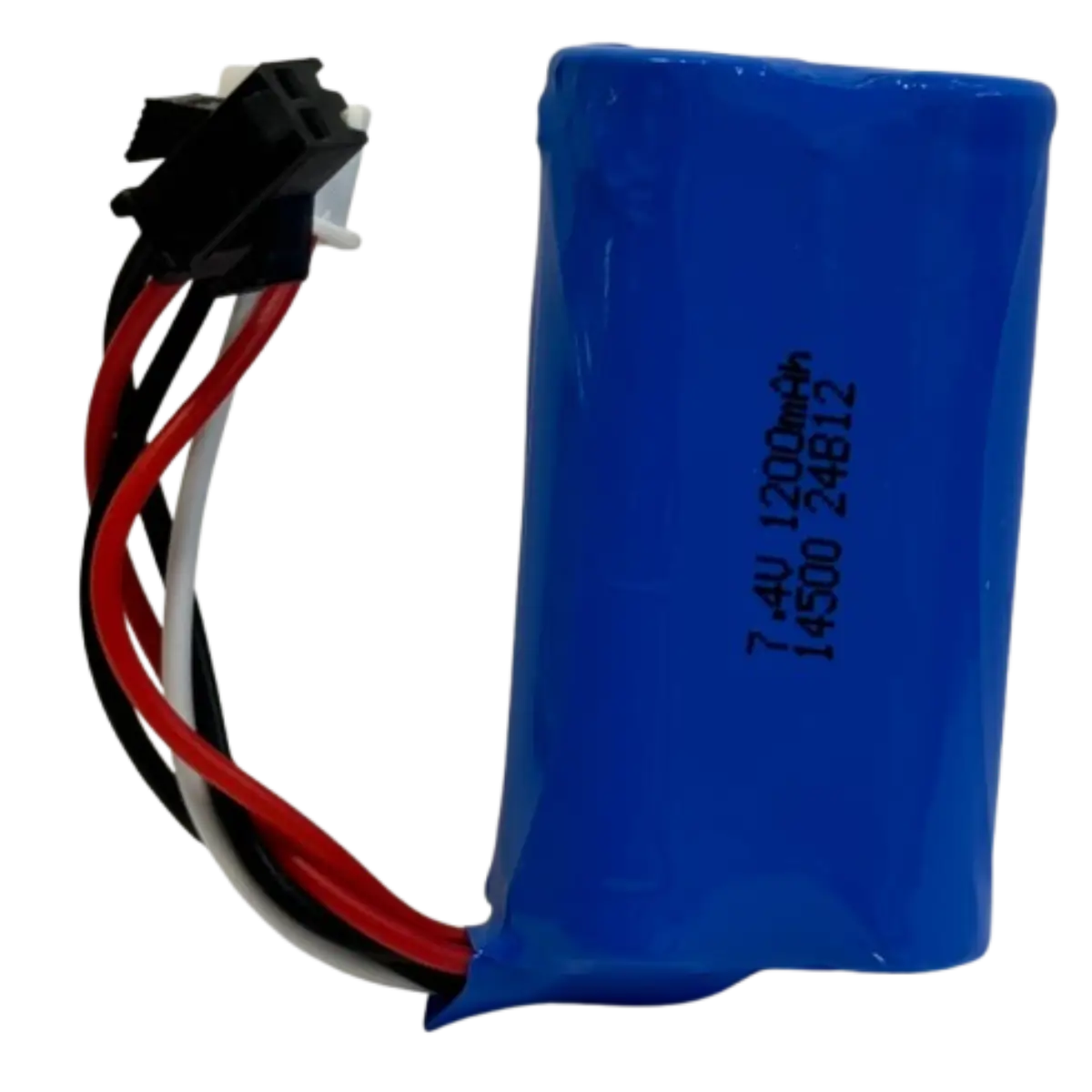 Accumulateur rechargeable 7,4V 1200mAh 2x14500 AA avec connecteurs SM/2P