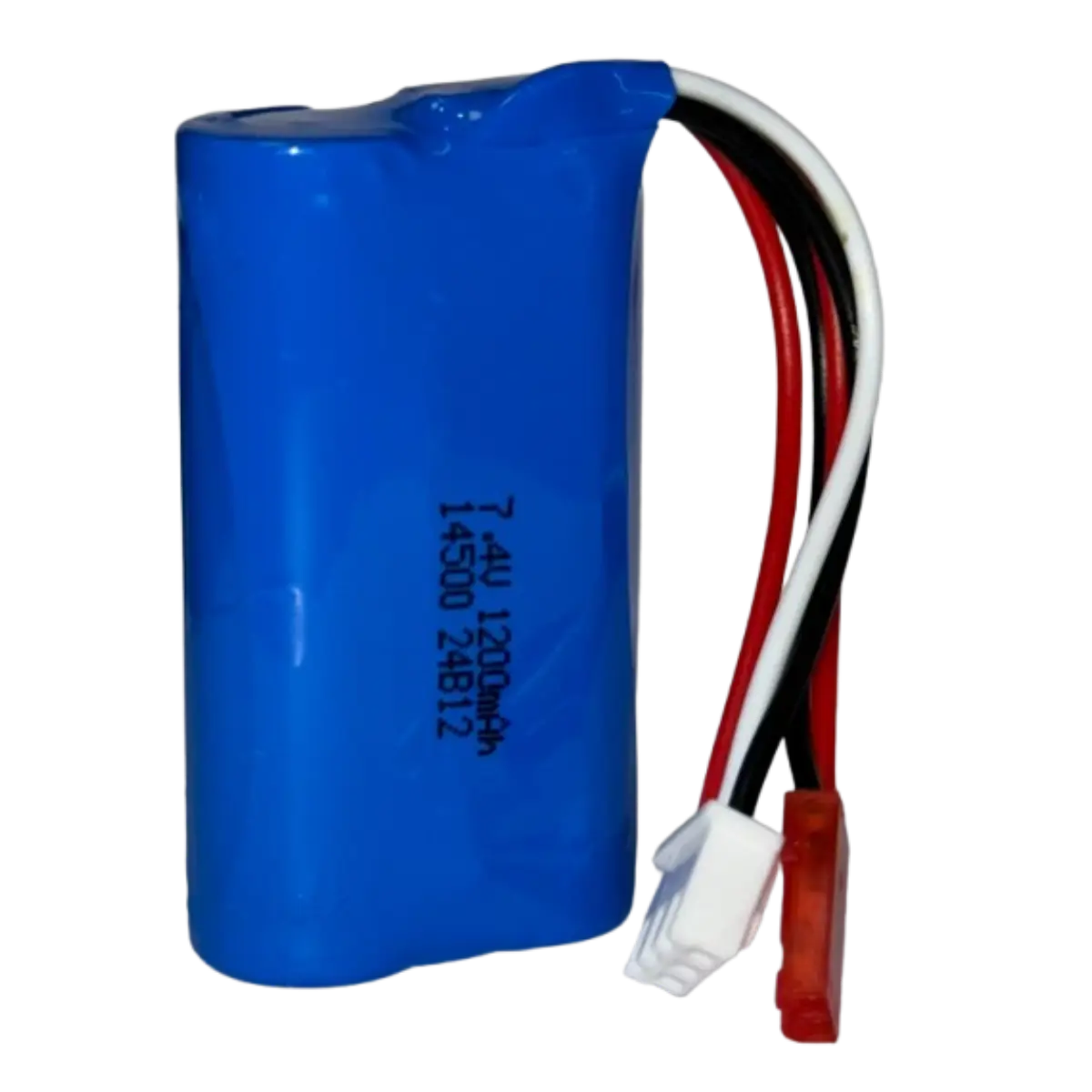 Accumulateur rechargeable 7,4V 1200mAh 2x14500 AA avec connecteurs SM/JST