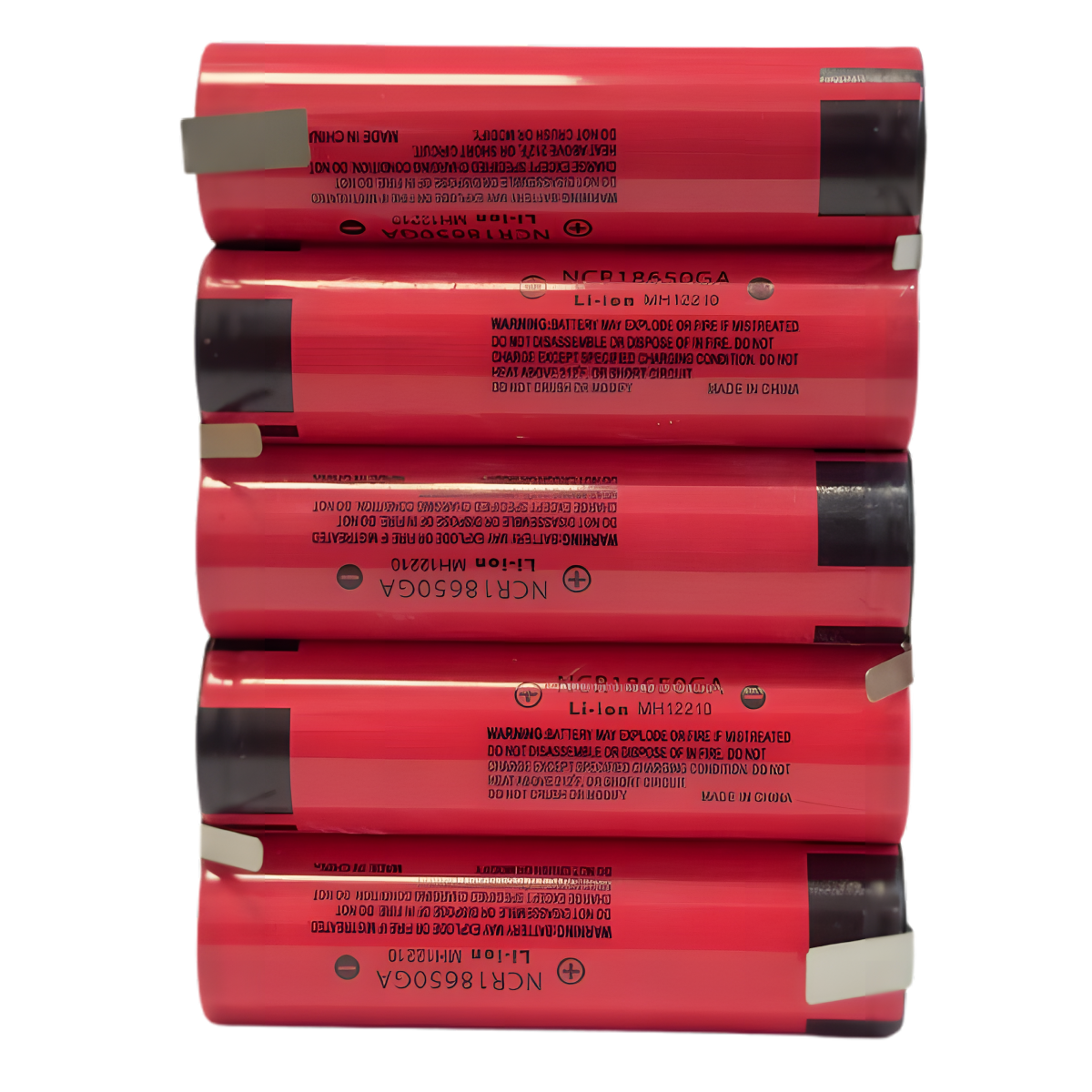 Batterie 5S2P Li-ion 18V / 21V 7Ah – 10x18650 avec pattes à souder