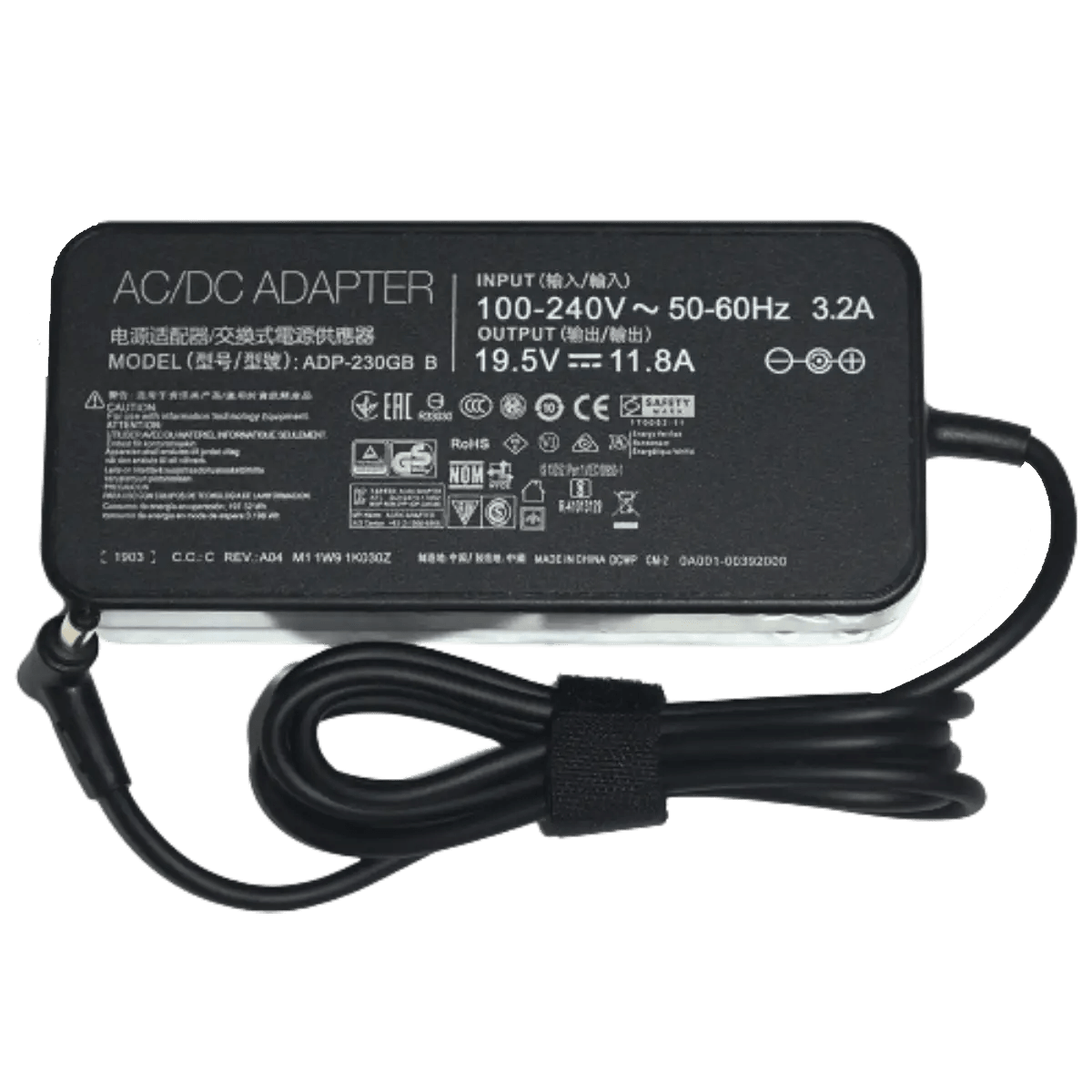 Chargeur PC ASUS 19.5V 11.8A 230W 6.0x3.7mm