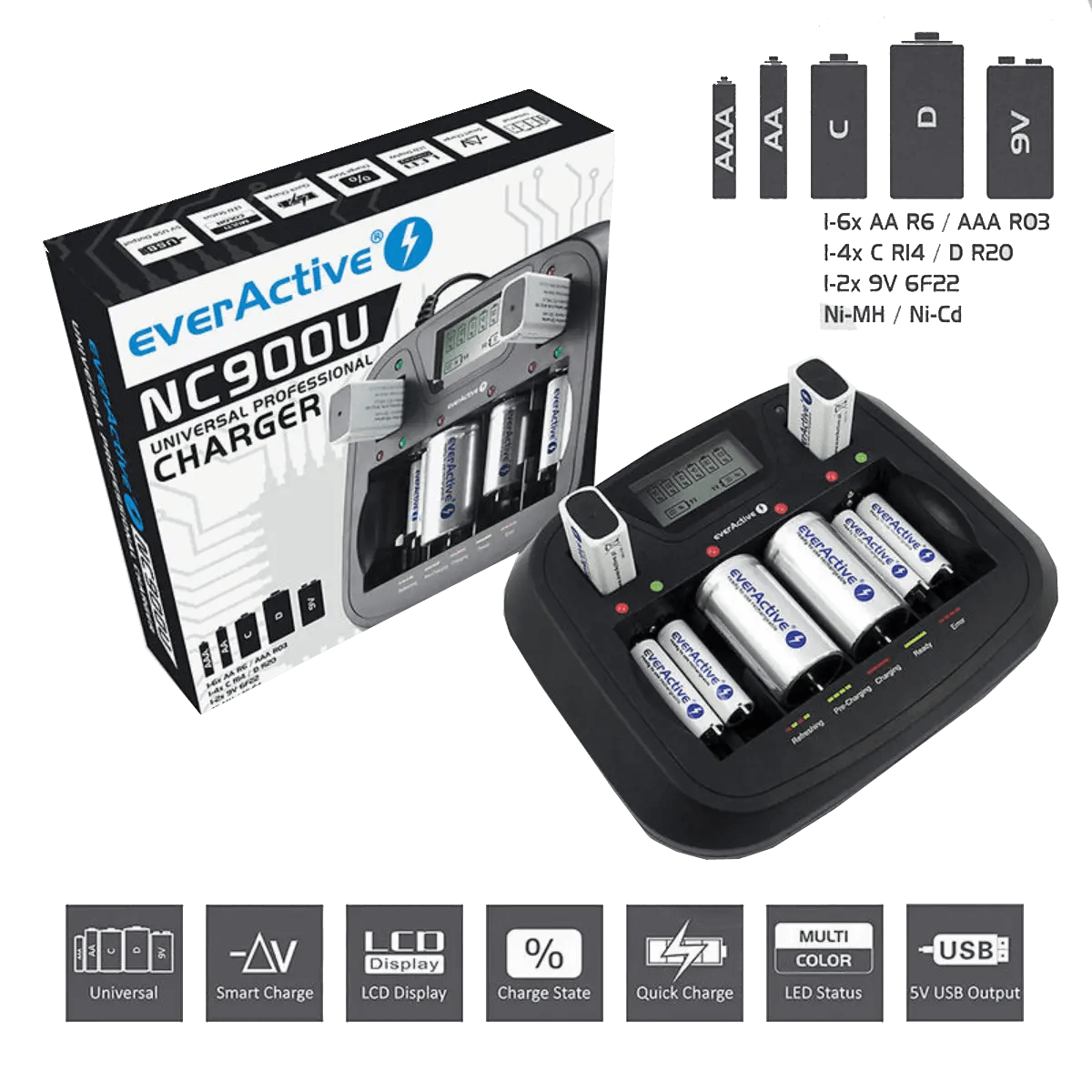 Chargeur professionnel universel