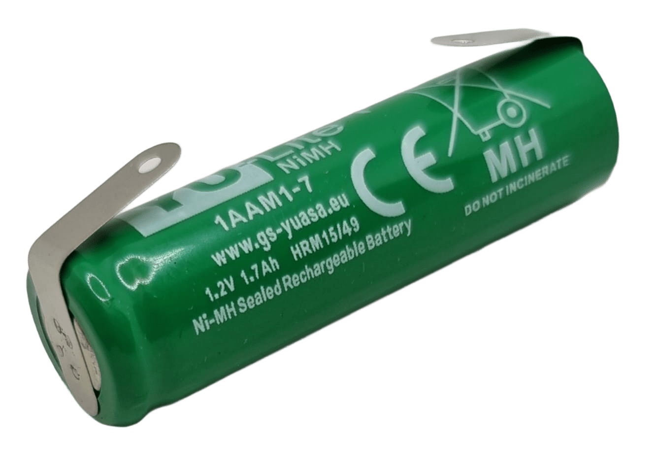 Batterie à souder 1.2v AA NiMh 1700mAh