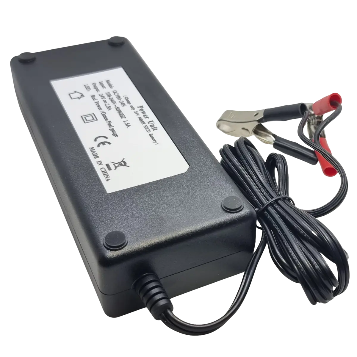Pinces crocodile chargeur NiMH NiCd 24V 2.8A