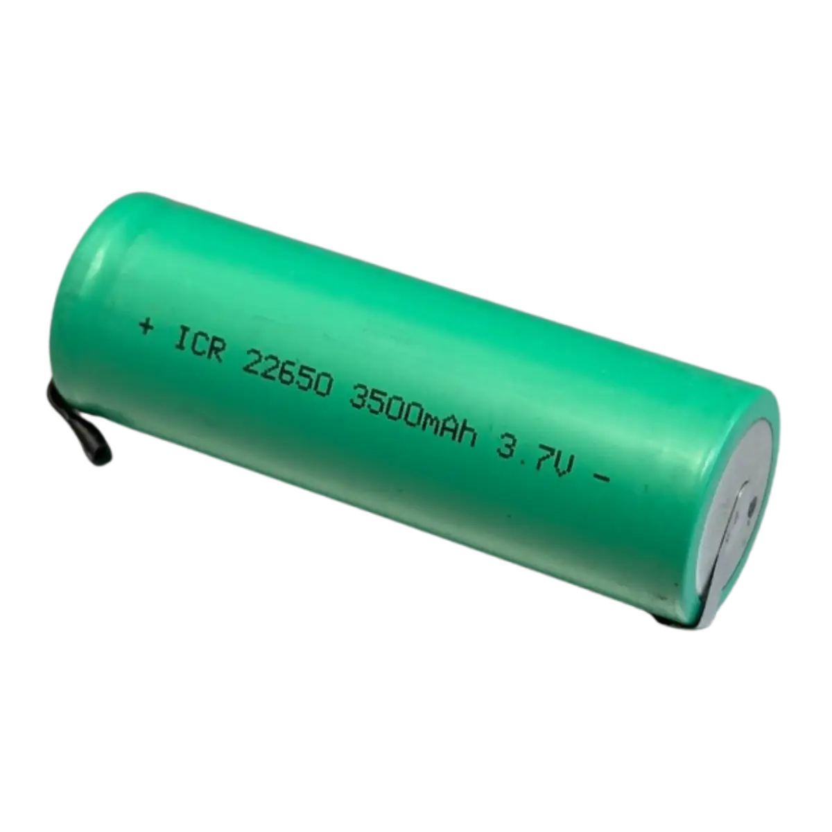 Batterie lithium 22650 3.7V 3500mAh avec languettes pour montage