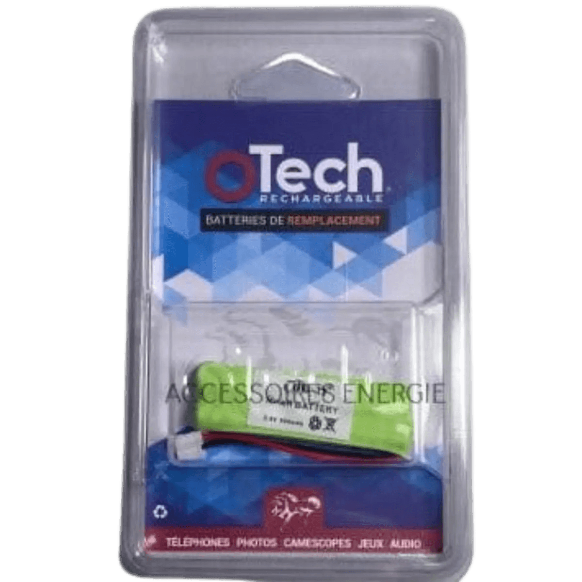 Batterie pour Téléphone sans Fil Vtech Ge AT&T 2.4v NiMh
