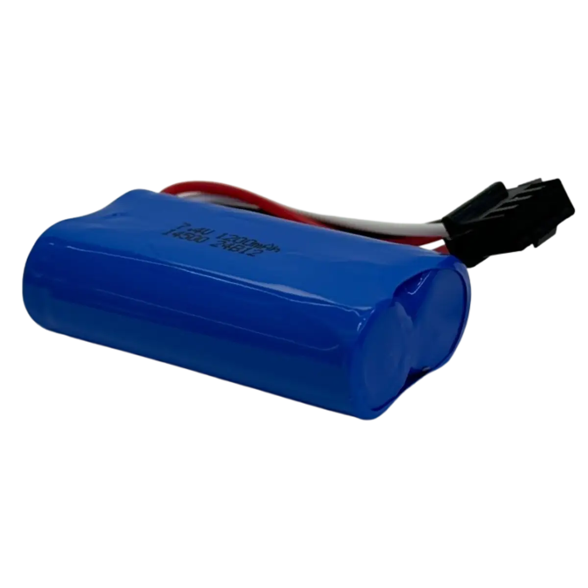 Accumulateur rechargeable 7,4V 1200mAh 2x14500 AA avec connecteur SM-4P