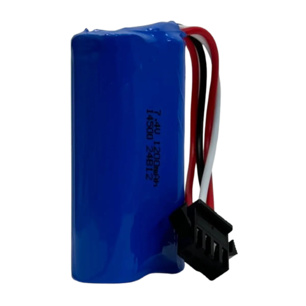 Accumulateur rechargeable 7,4V 1200mAh 2x14500 AA avec connecteur SM-4P