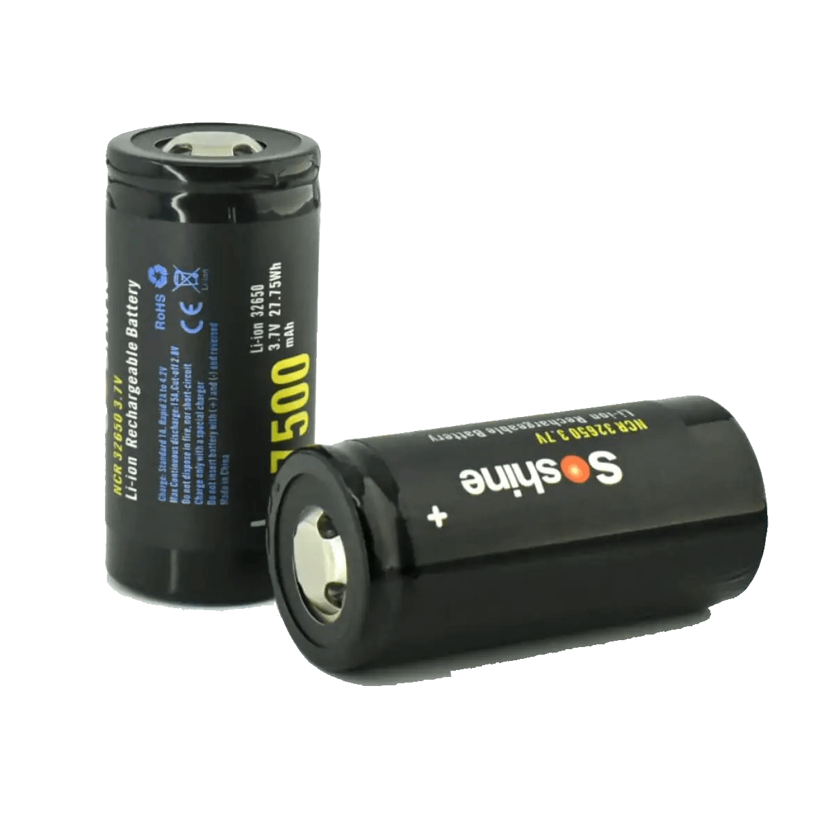 Batterie 32650 Li-ion 3.7v 7500mAh Grande Capacité