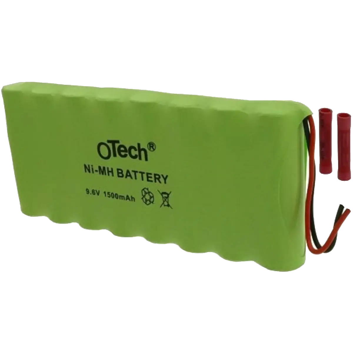 Batterie 9.6V NiMh 1500mAh sortie fils + connecteurs à sertir