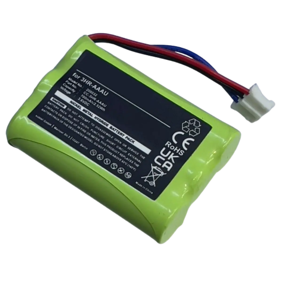 Batterie 3HR-AAAU pour TSF Banq & Olufsen BEOCOM 6000