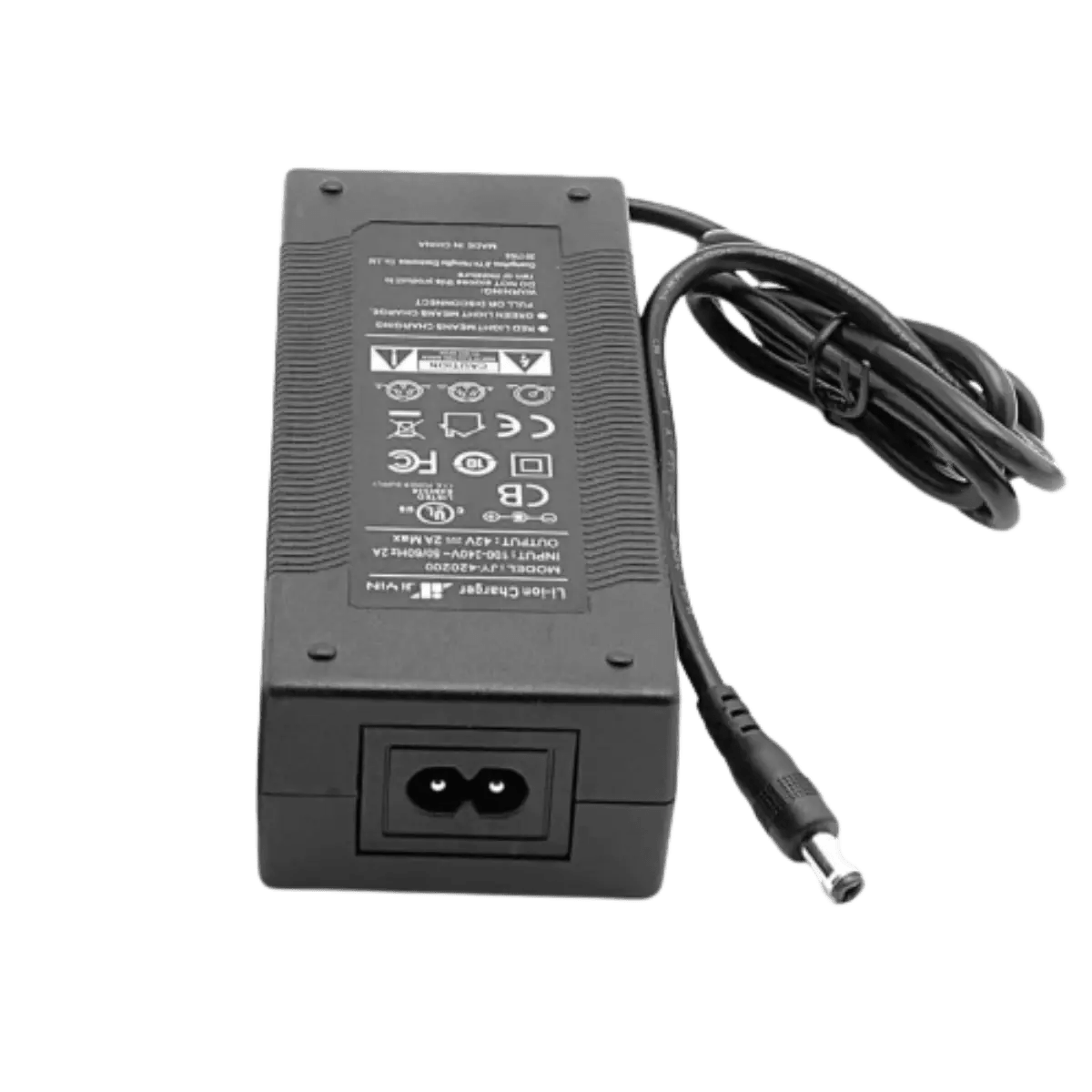 Chargeur 42v 2A fiche 5.5 x 2.1 mm