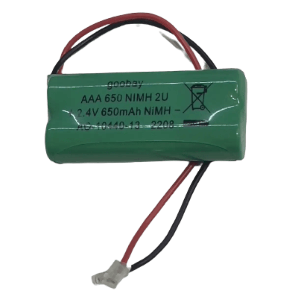 Batterie 2xAAA NiMh 2.4V 650mAh