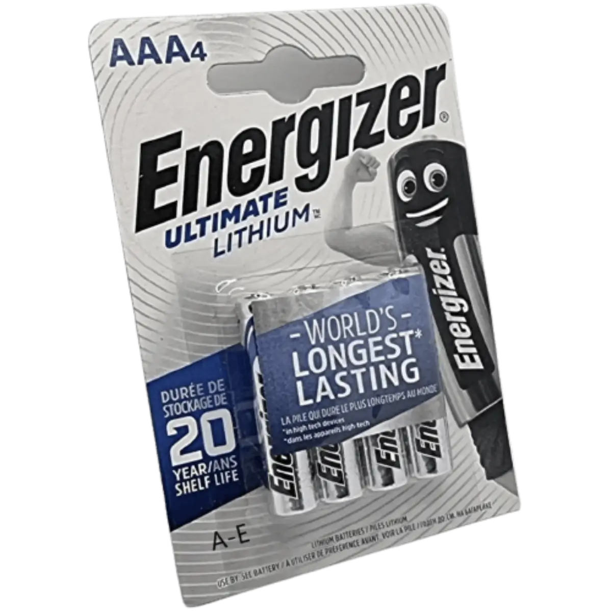 4x Piles AAA 1.5V Lithium Energizer
