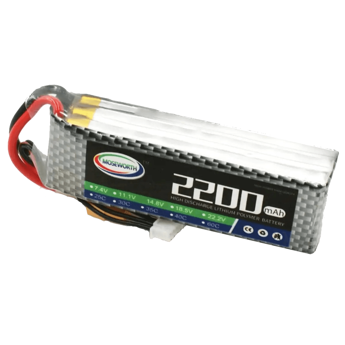 Batterie RC Lipo Drone 4S 14,8v 2200mAh 60c