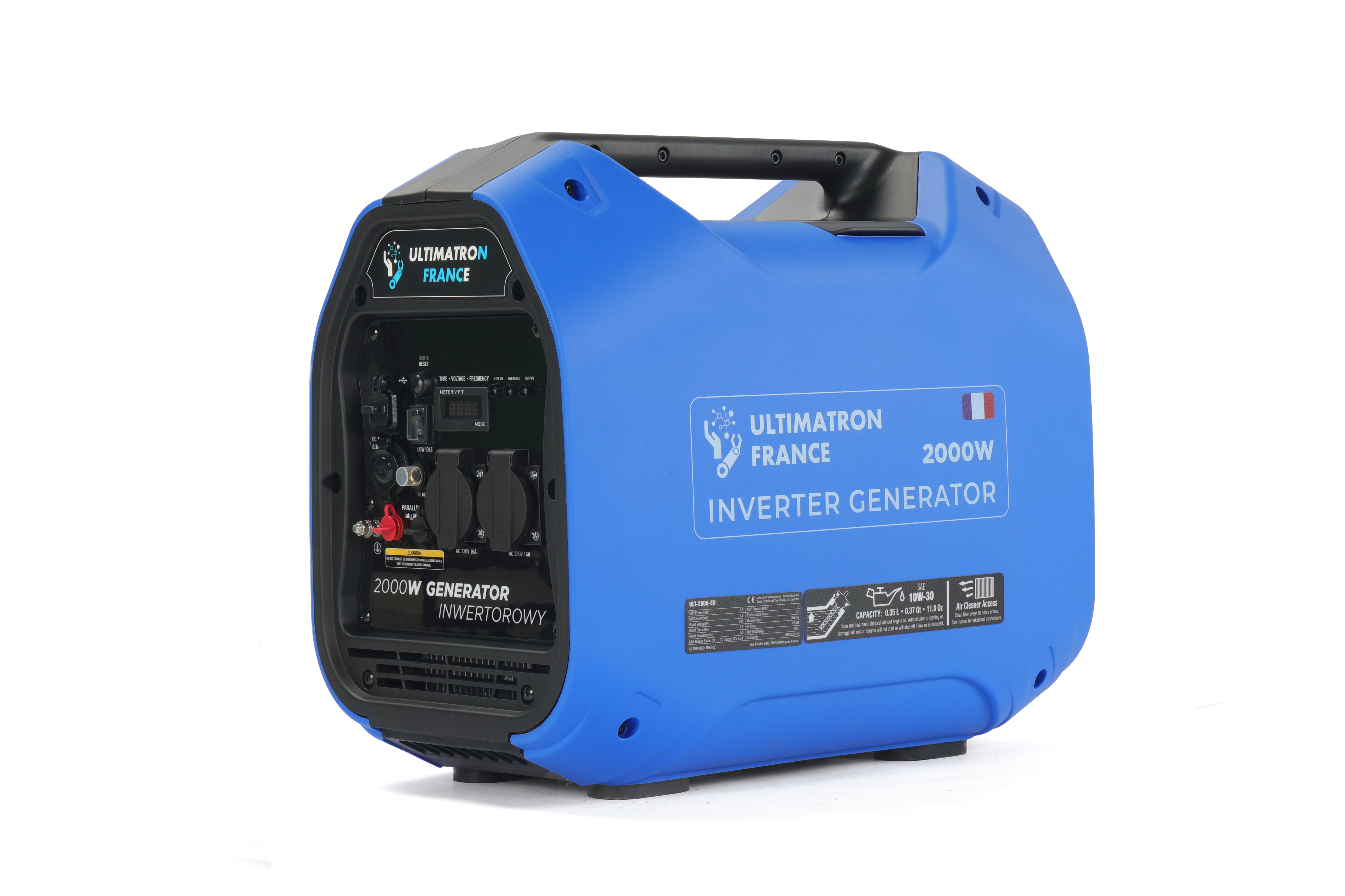 Groupe électrogène inverter essence ULTIMATRON ULT-2000-EU – 1800W / 2000W