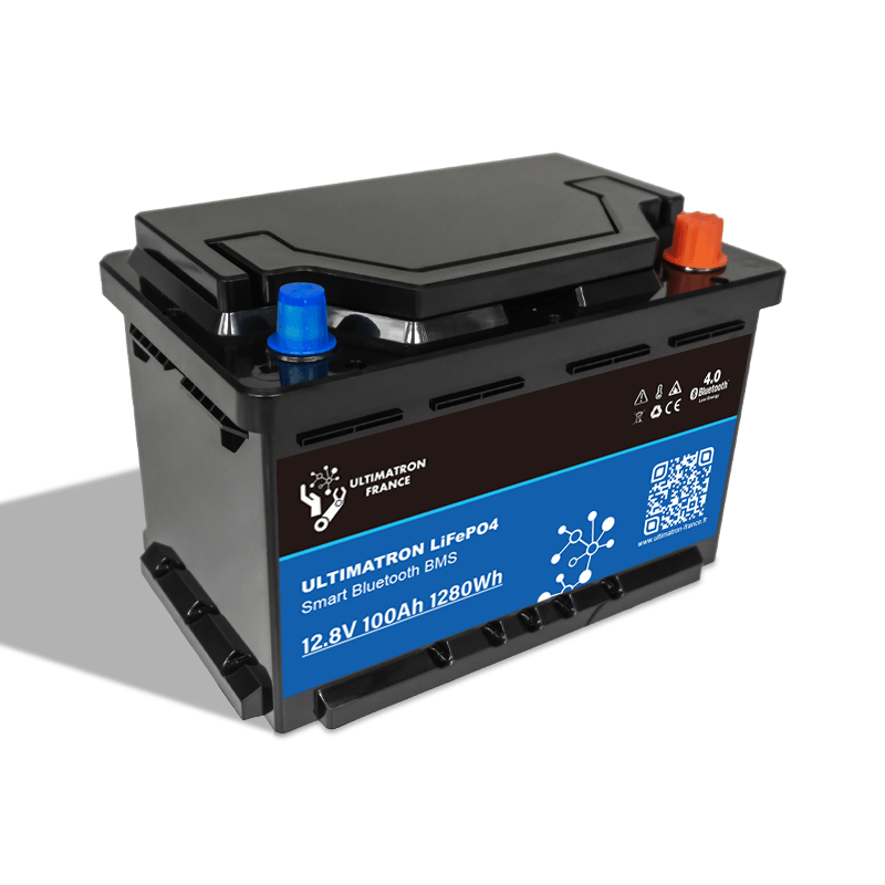 Batterie connectée Lithium LiFePO4 12V 100Ah série ULS PRO