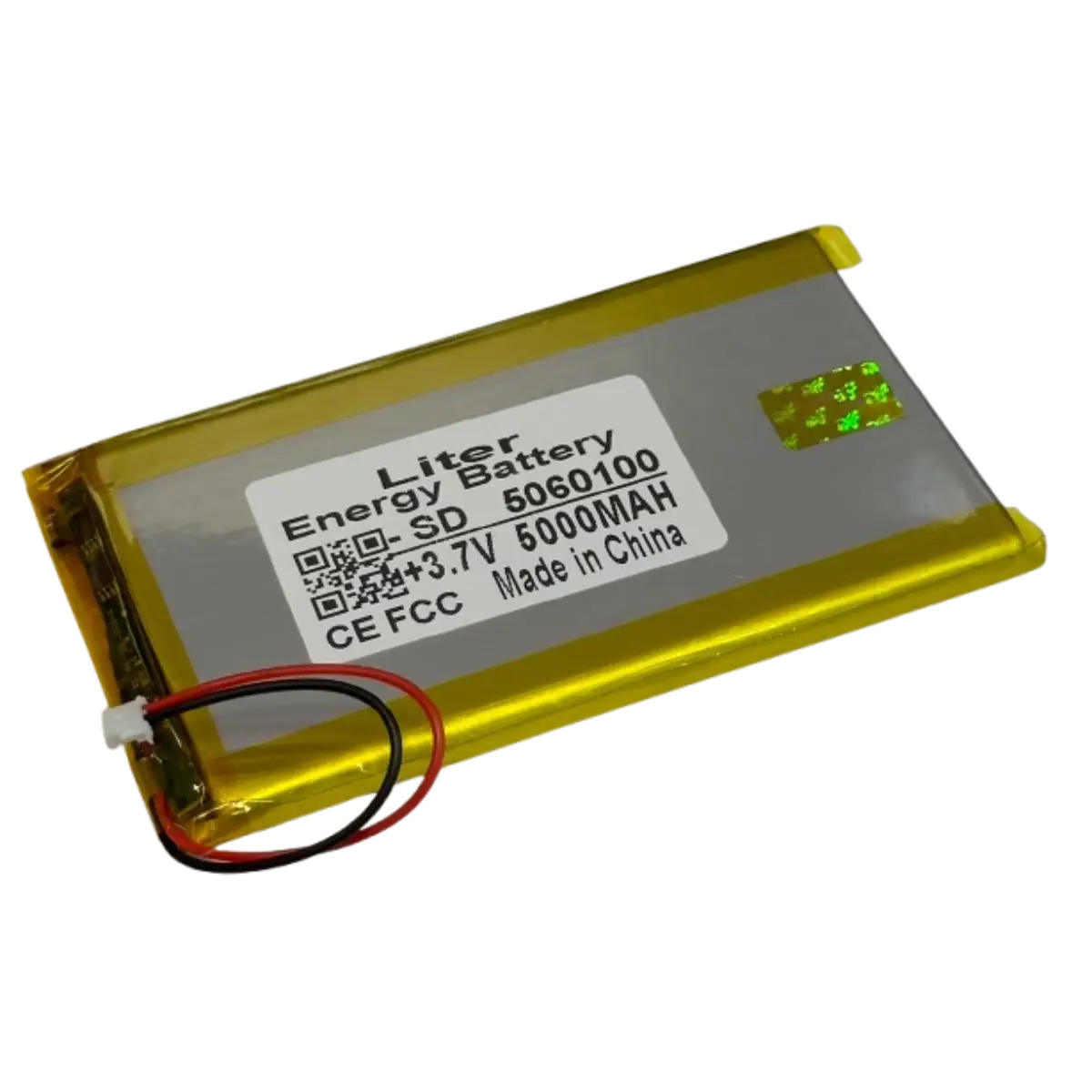 Batterie 5060100 Li-Po 3.7V 5000mAh connecteur 2 pins