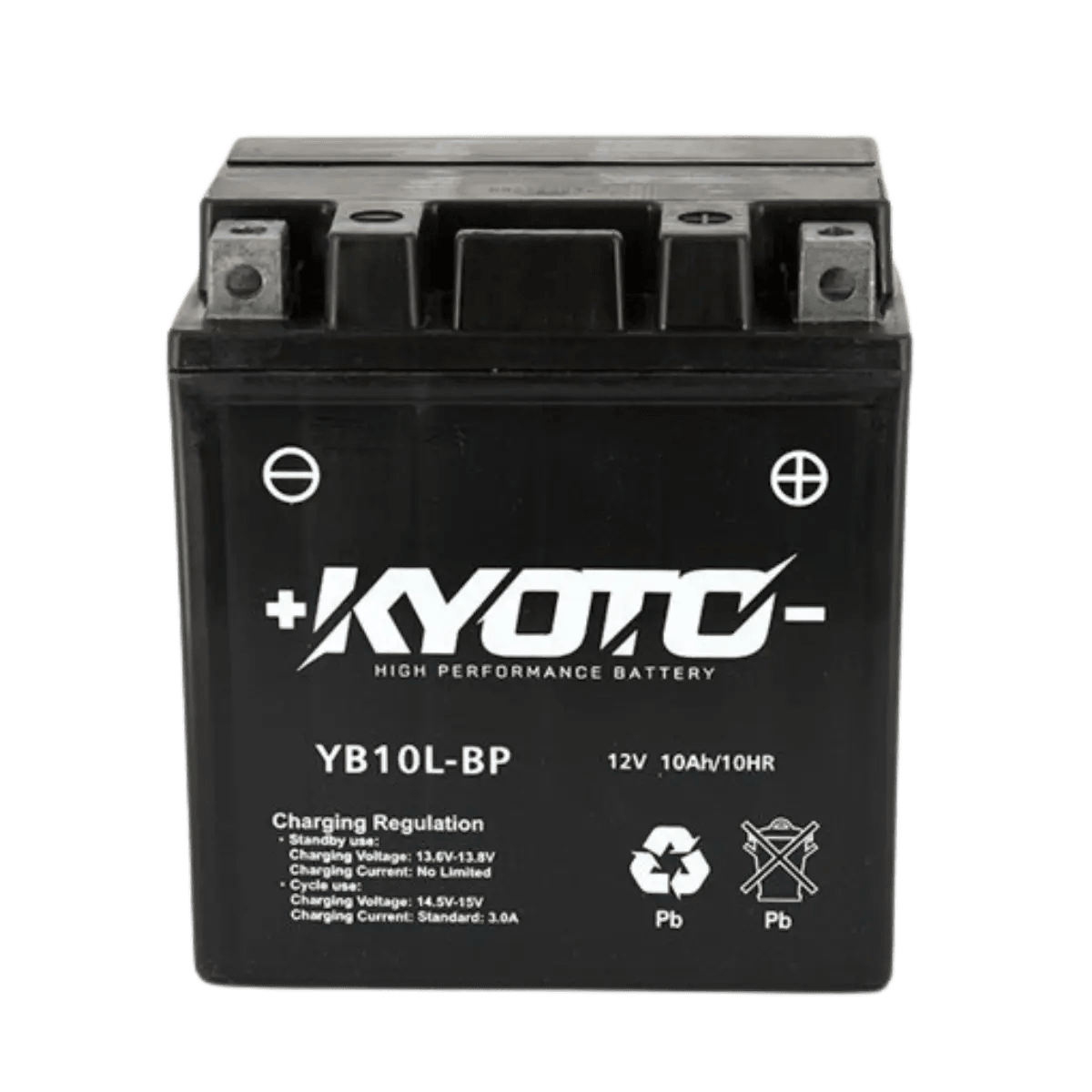 Kyoto - Batterie YB10L-BP SLA-AGM - Sans Entretien - Prête à l'Emploi
