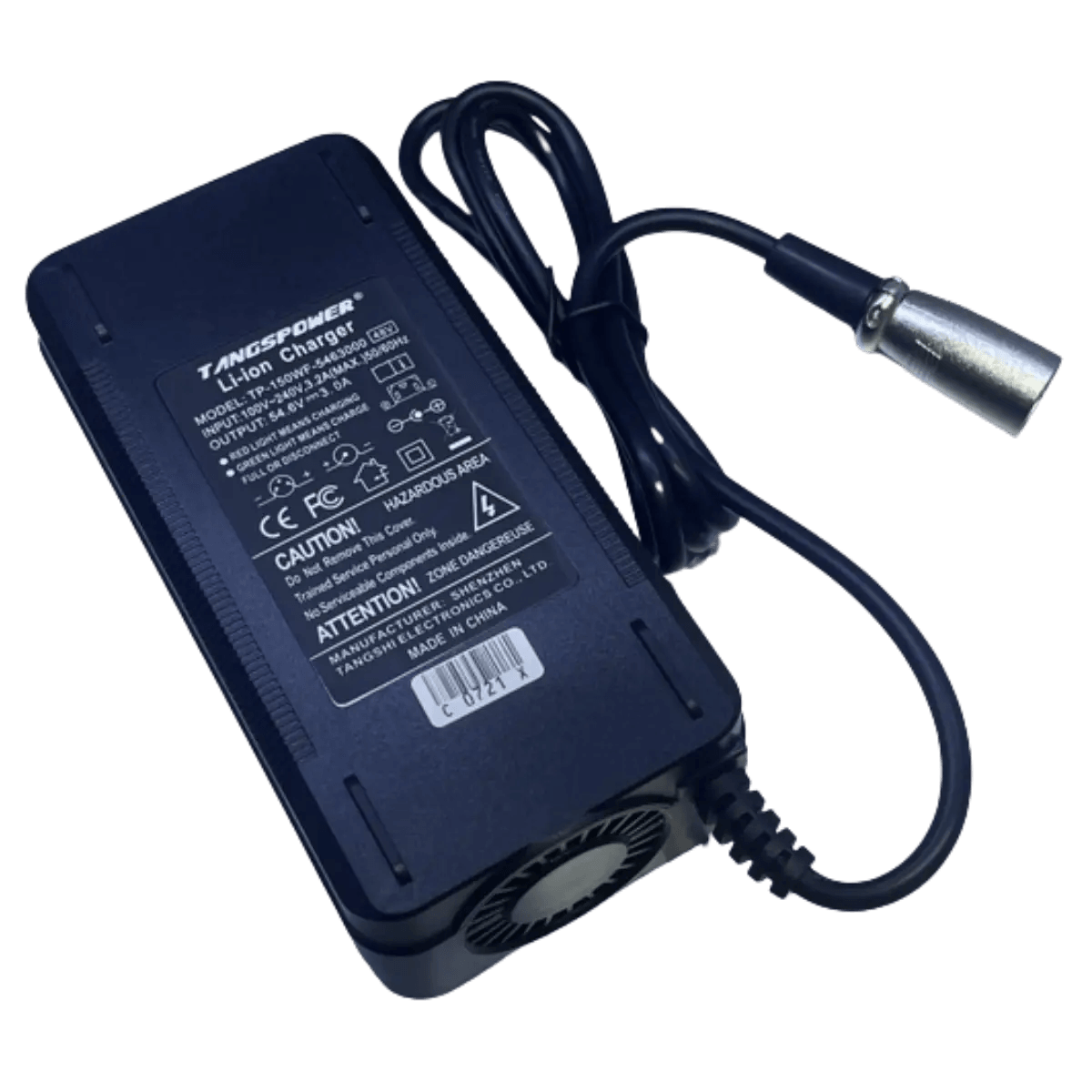TANGSPOWER Chargeur de Batterie 36V 2A 42V Chargeur pour vélo électrique  Batterie 36V avec XLR la Connexion 3 Broches