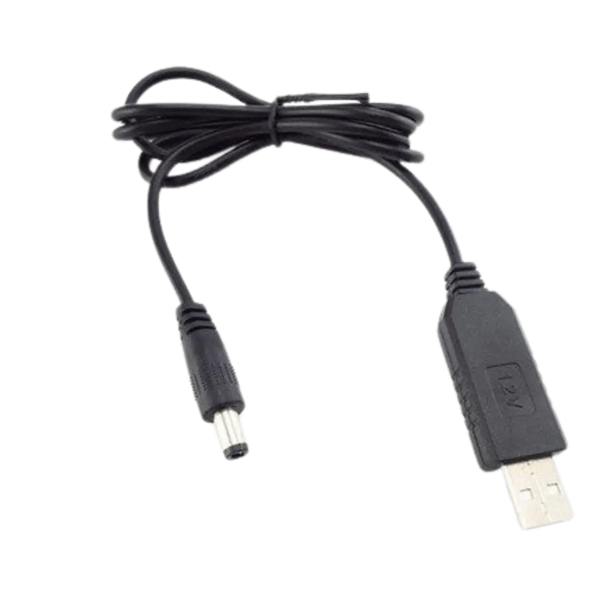 Cäble USB 5v sortie 12v vers fiche jack DC 5.5 x 2.1mm