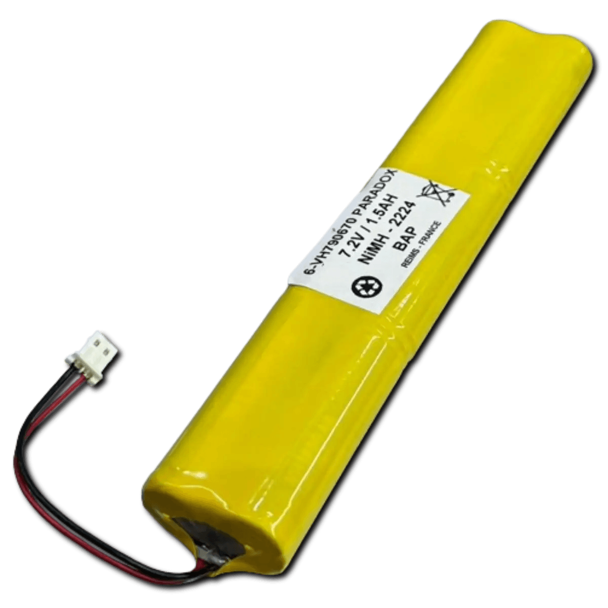 Batterie NiMh 7.2V 1800mAh pour Alarme Paradox magellan MG-6060/6030/6160